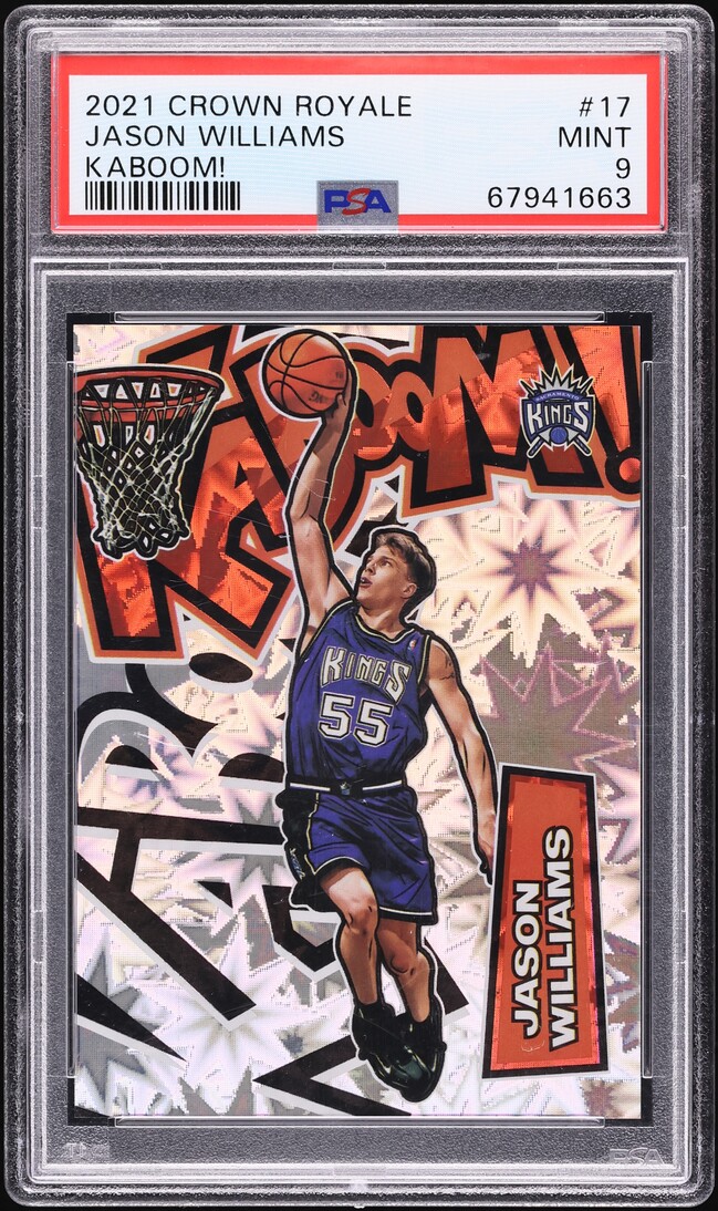 2021 Crown Royale Kaboom! Jason Williams #17 PSA 9 MINT