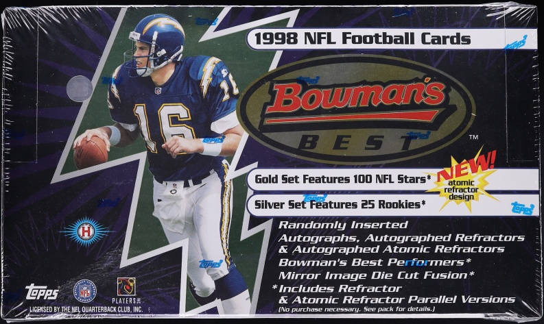 1998 Bowman's Best Football Sealed Hobby Box, 24ct Packs