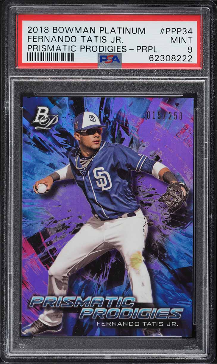 2018 National Treasures Gold Fernando Tatis Jr. PROSPECT PATCH