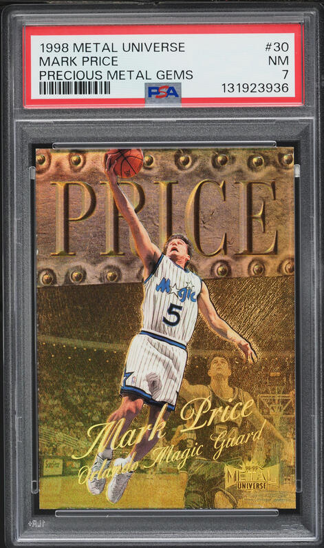 1998 Metal Universe Precious Metal Gems PMG Dennis Rodman /50 #16