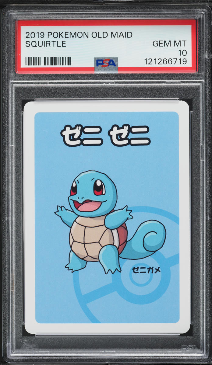 2019 Pokemon Japanese Playing Cards Old Maid Squirtle PSA 10 GEM MINT