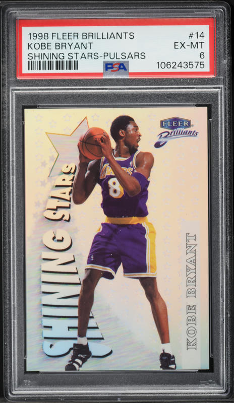 1998 Fleer Brilliants Gold Kobe Bryant /99 #70 BGS 9 MINT on