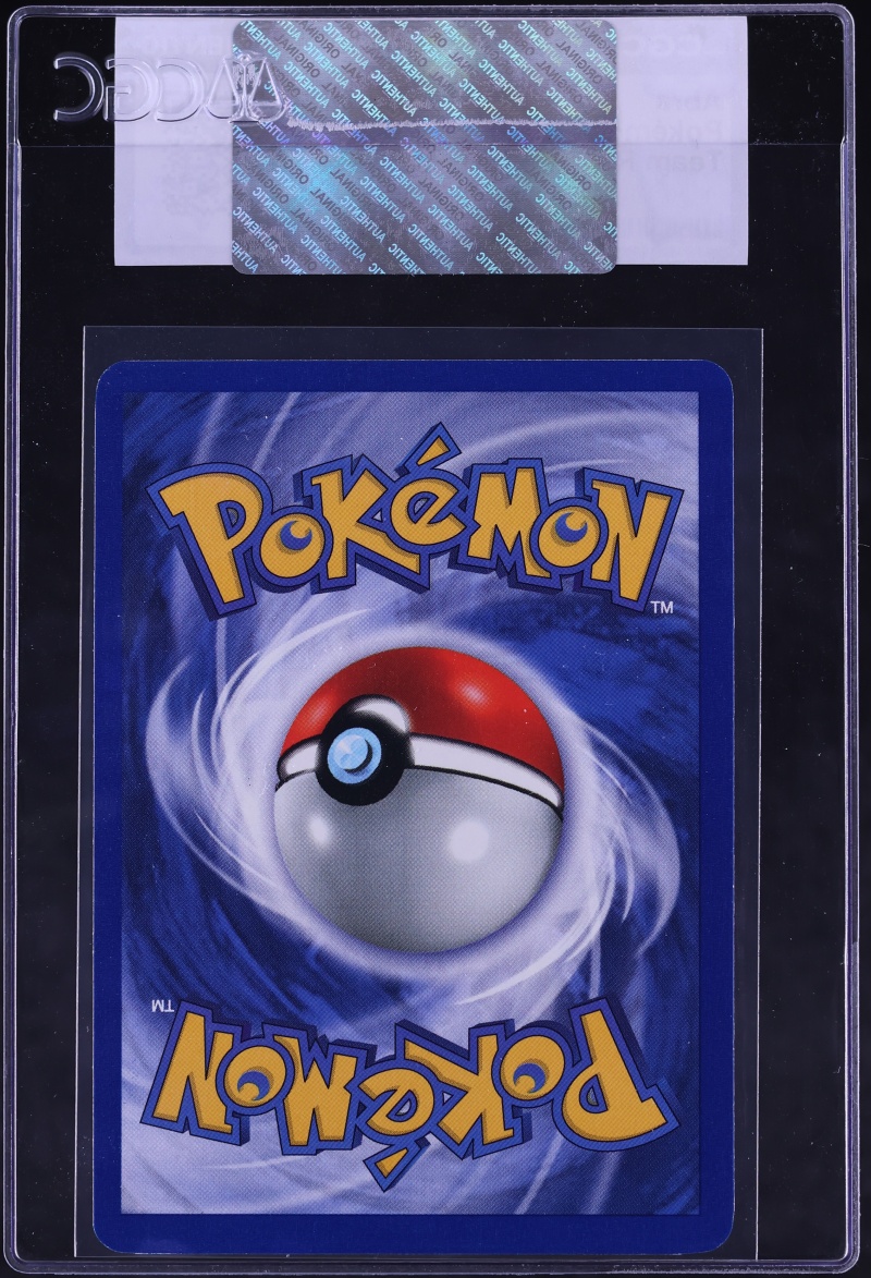 2000 Pokemon Team Rocket Abra #49 CGC AUTH