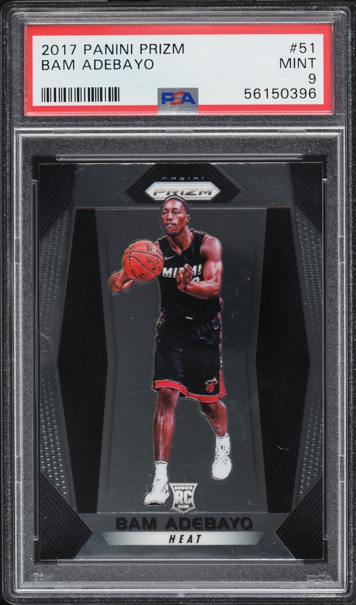 2017 Panini Prizm Bam Adebayo ROOKIE #51 PSA 9 MINT