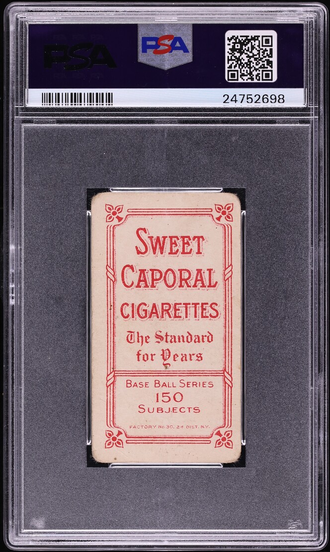 1909-11 T206 Nap Lajoie PORTRAIT, SWEET CAPORAL PSA 2 GD
