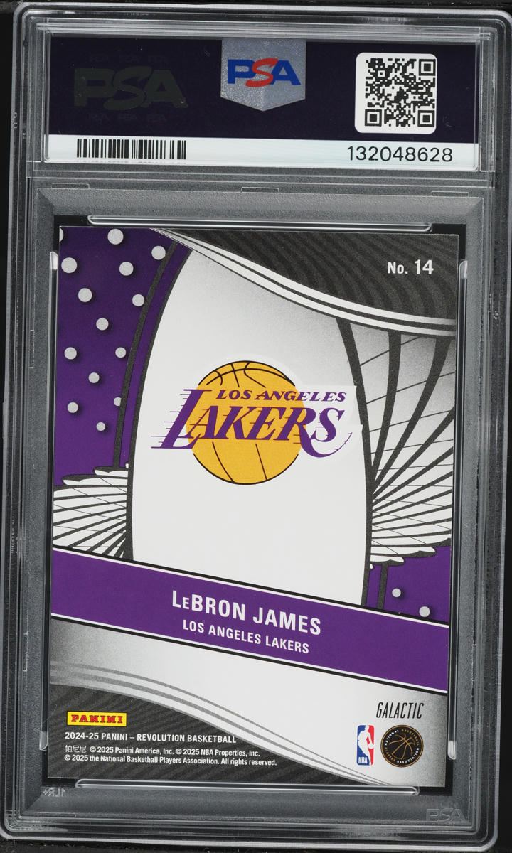 2024 Panini Revolution Supernova Galactic LeBron James #14 PSA 9 MINT - Photo 2