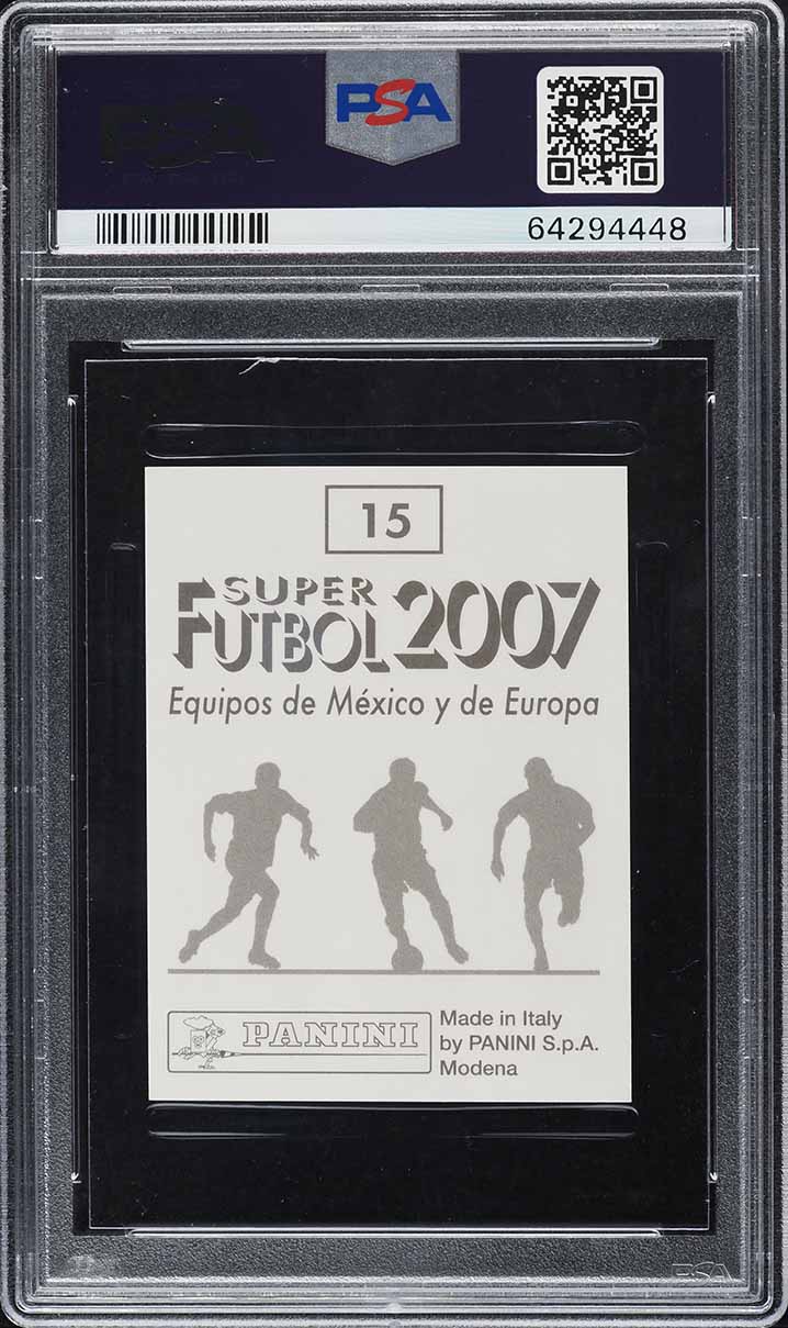 2007 Panini Super Futbol Mexico Lionel Messi #15 PSA 10 GEM MINT