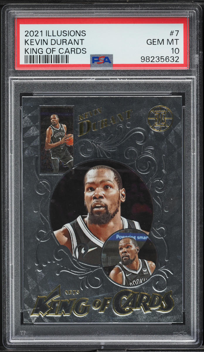 2021 Panini Illusions King Of Cards Kevin Durant #7 PSA 10 GEM MINT