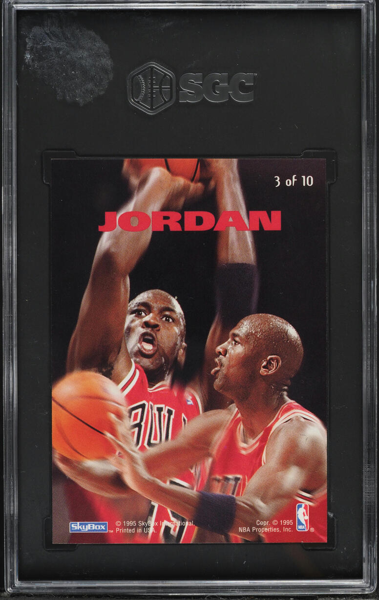 1994 Skybox Emotion N-Tense Michael Jordan #3 SGC 9 MINT