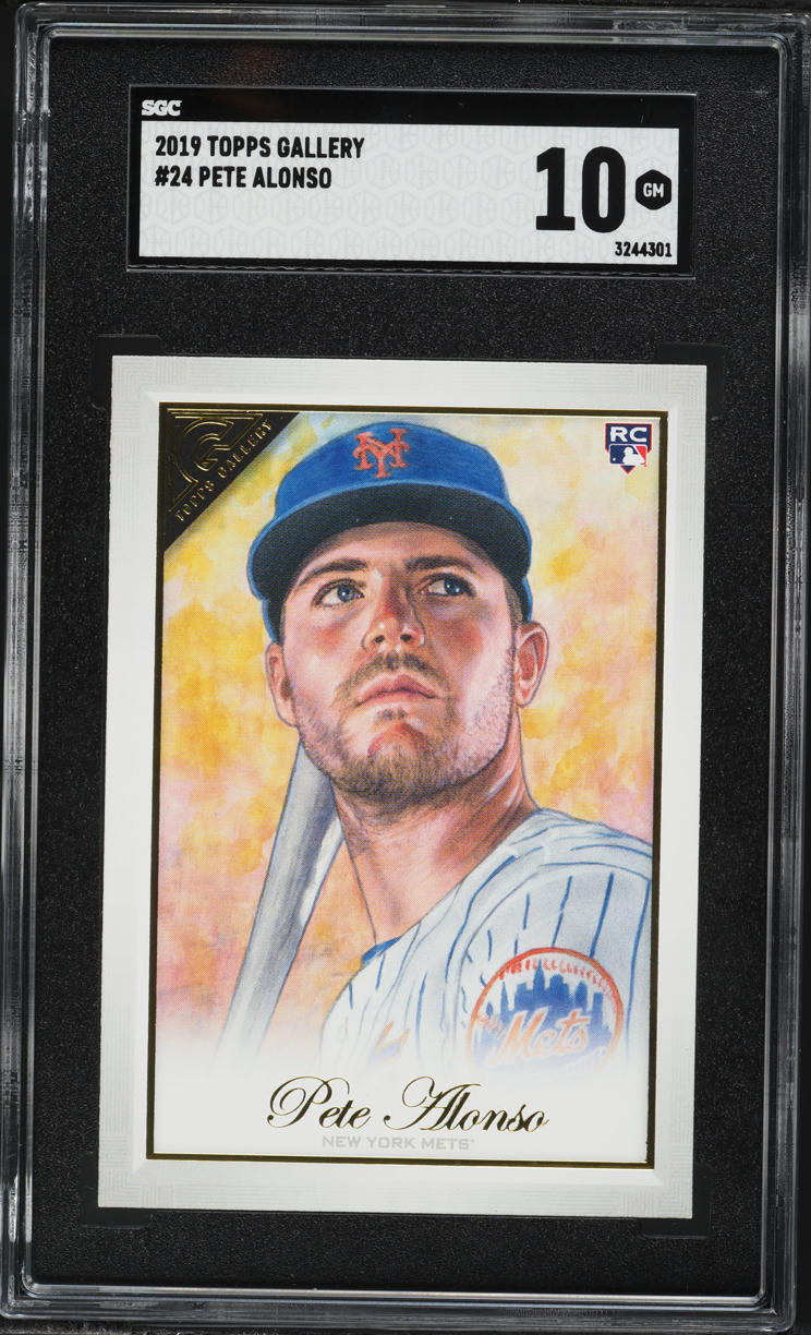 2019 Topps Gallery Pete Alonso ROOKIE #24 SGC 10 GEM MINT