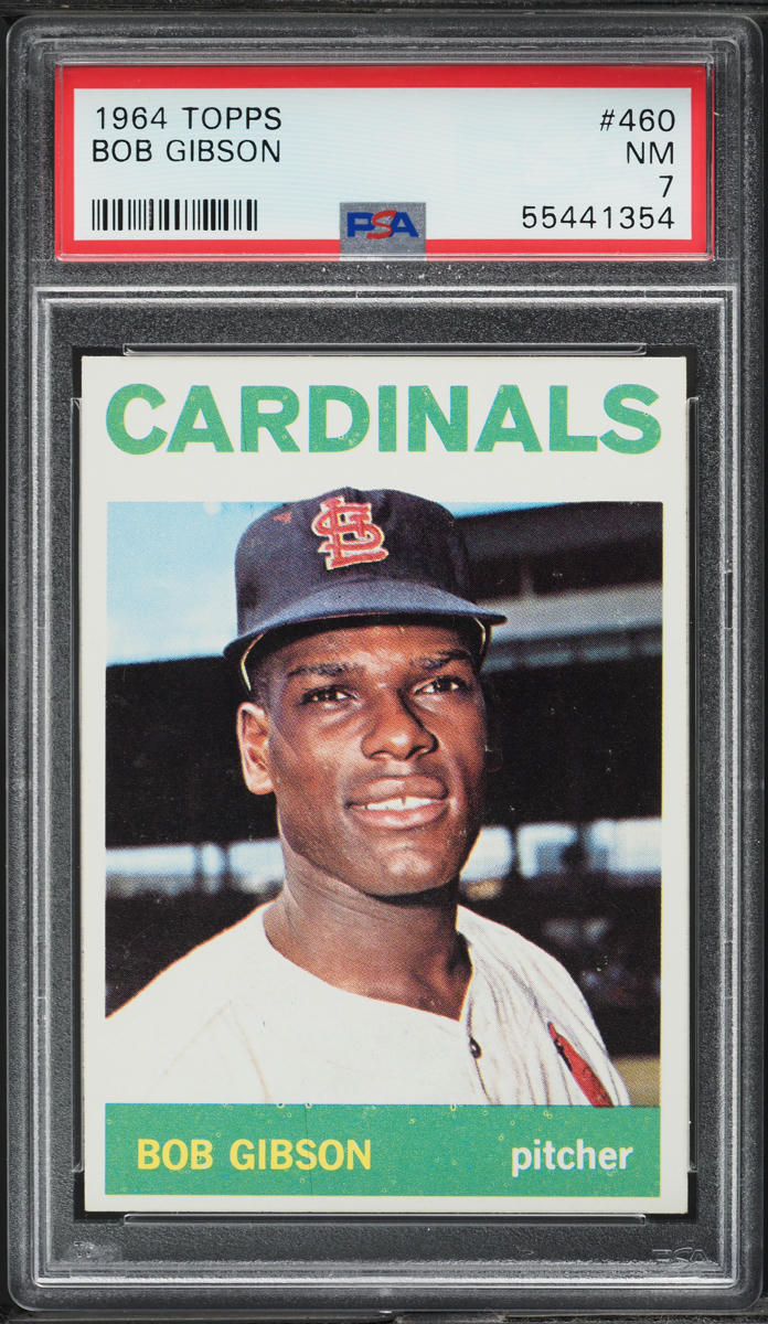 1964 Topps Bob Gibson #460 PSA 7 NRMT