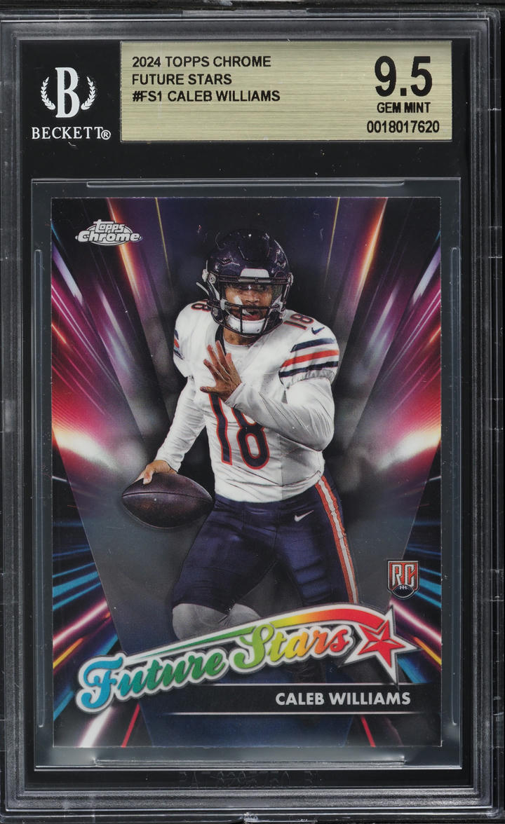 2024 Topps Chrome Future Stars Caleb Williams ROOKIE #FS-1 BGS 9.5 GEM MINT