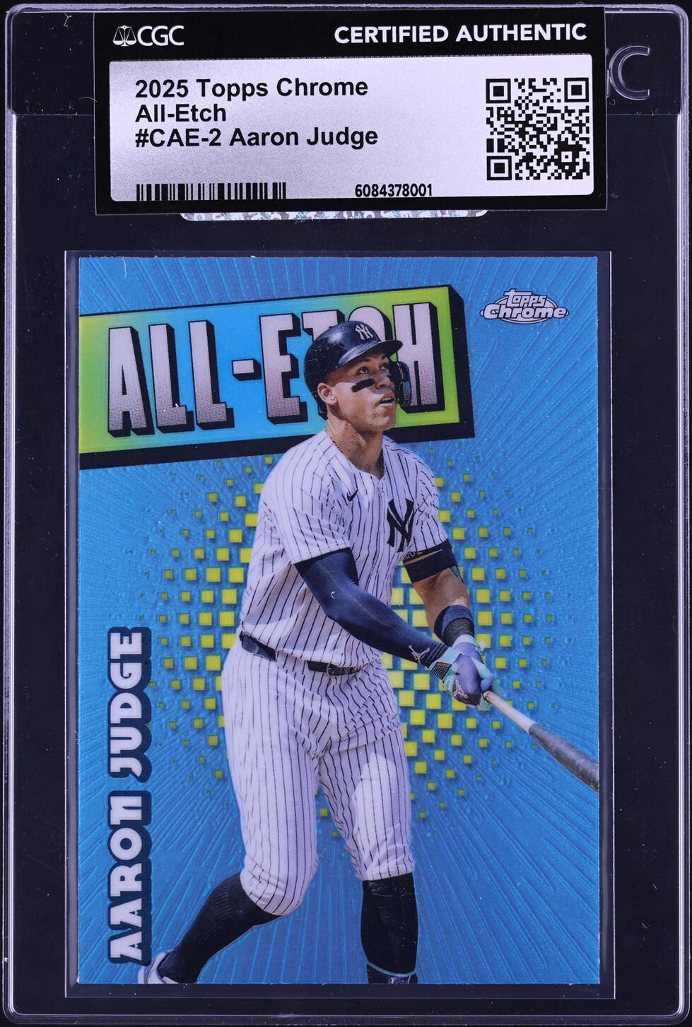 2025 Topps Chrome All-Etch Aaron Judge #CAE-2 CGC AUTH