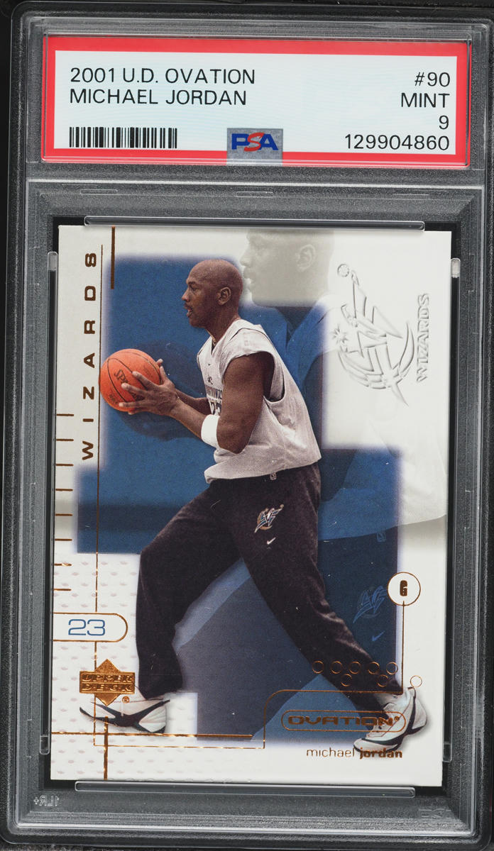 2001 Upper Deck Ovation Michael Jordan #90 PSA 9 MINT