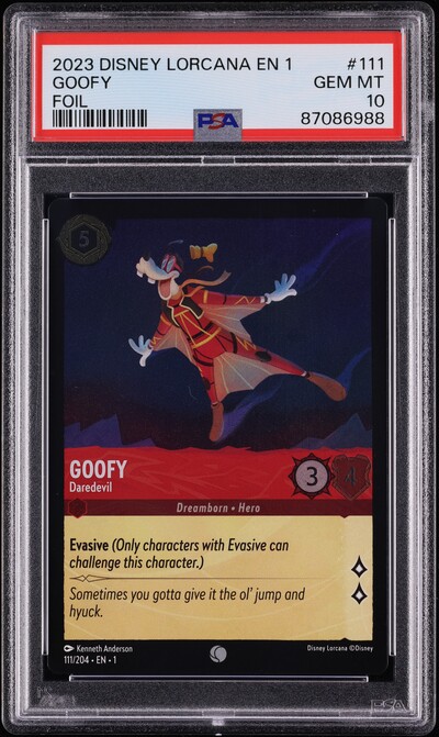 PSA10DISNEY LORCANAジーニー#209 PSA10 Disney Lorcana Card Genie Enchanted 209/204 Japanese