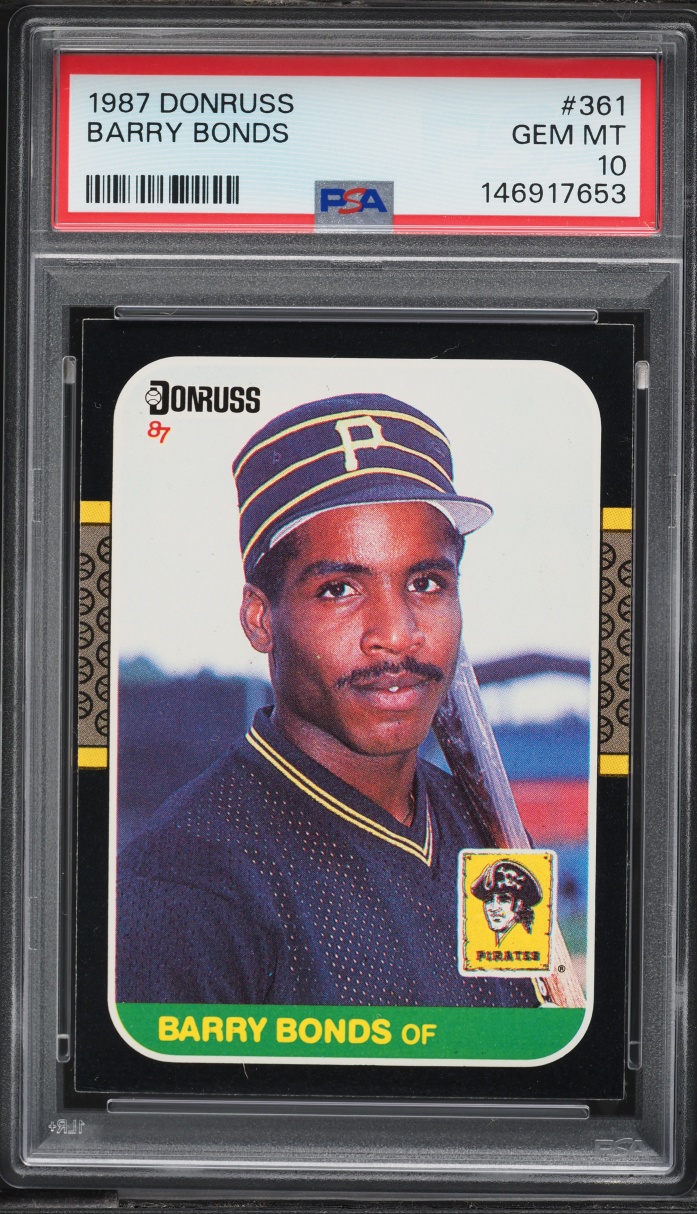1987 Donruss Barry Bonds ROOKIE #361 PSA 10 GEM MINT