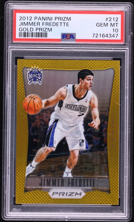 2012 Panini Prizm Gold Jimmer Fredette /10 #212 PSA 10 GEM MINT - Photo 1