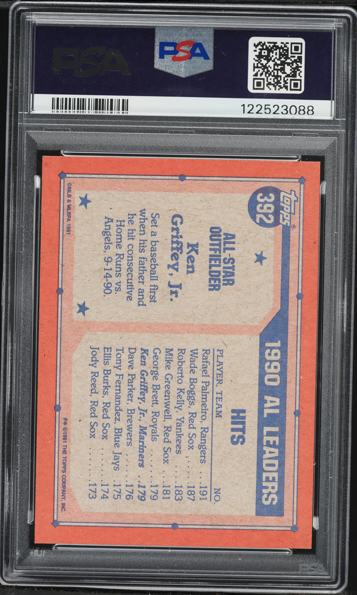 1991 Topps All-Star Ken Griffey Jr. #392 PSA 6 EXMT