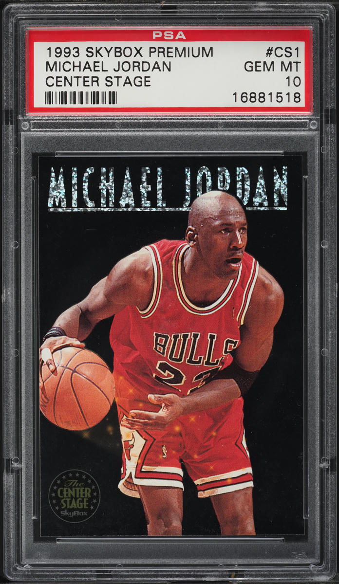 1993 Skybox Premium Center Stage Michael Jordan #CS1 PSA 10 GEM MINT