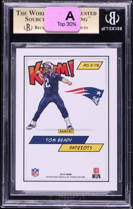 2018 Panini Kaboom! Tom Brady #K-TB BGS 9.5 GEM MINT