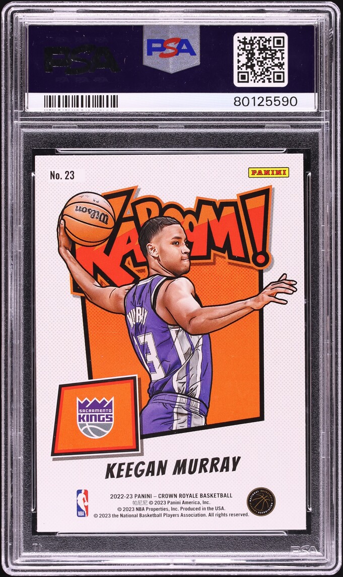 2022 Crown Royale Kaboom! Keegan Murray ROOKIE #23 PSA 10 GEM MINT