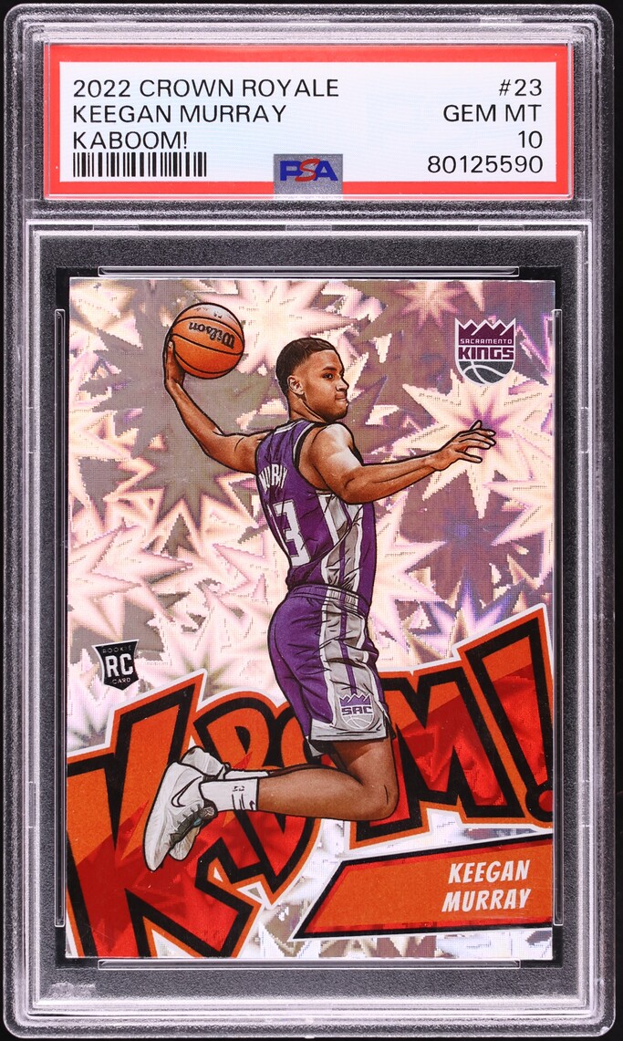 2022 Crown Royale Kaboom! Keegan Murray ROOKIE #23 PSA 10 GEM MINT
