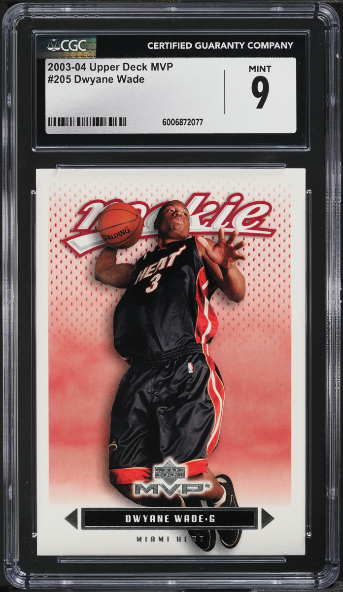 2003 Upper Deck MVP Dwyane Wade #205 CGC 9 MINT