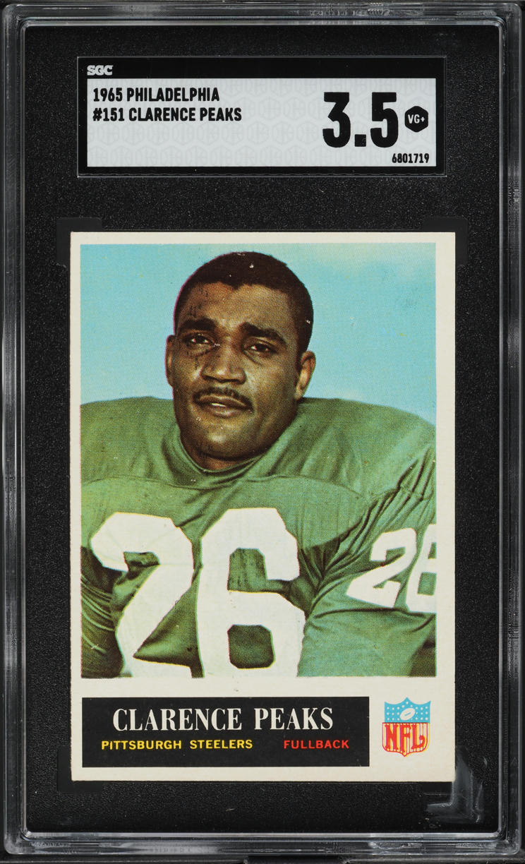 1965 Philadelphia Clarence Peaks #151 SGC 3.5 VG+