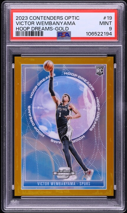 2023 Donruss Optic Hyper Pink Victor Wembanyama ROOKIE #225