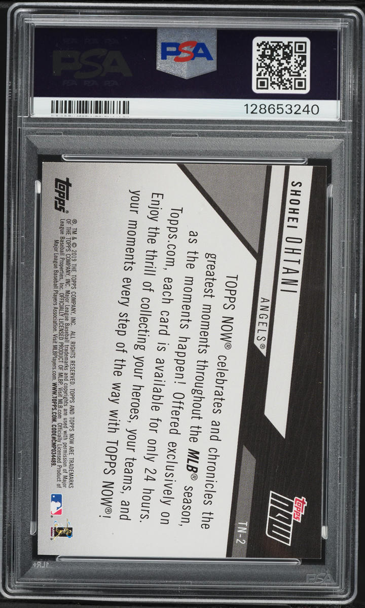 2019 Topps '18 Now Review Shohei Ohtani #TN-2 PSA 10 GEM MINT