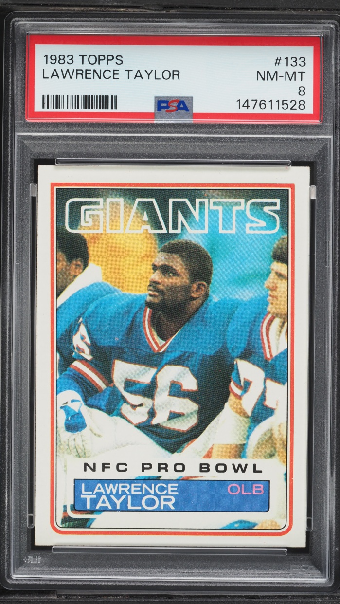 1983 Topps Football Lawrence Taylor #133 PSA 8 NM-MT