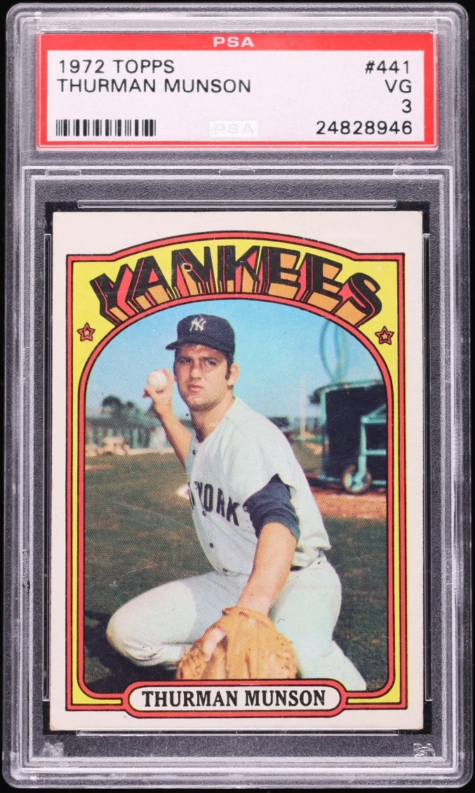 1972 Topps Thurman Munson #441 PSA 3 VG