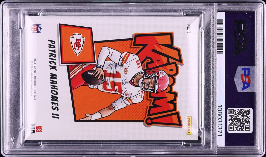 2024 Absolute Kaboom! Horizontal Patrick Mahomes II #1 PSA 9 MINT