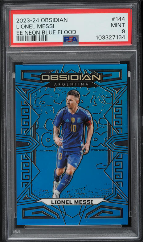 OBSIDIAN LIONEL MESSI ユニフォームカード OBSIDIAN LIONEL