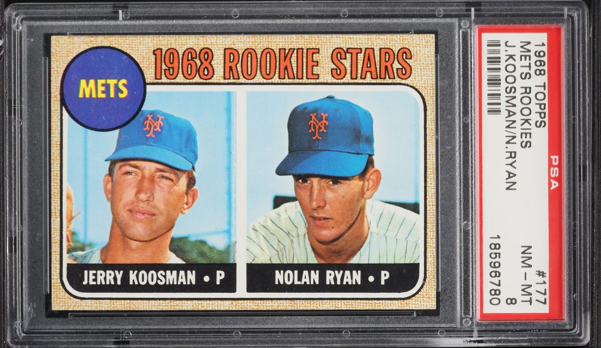 1968 Topps Nolan Ryan ROOKIE #177 PSA 8 NM-MT