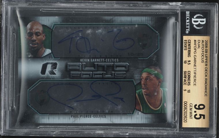 1996 Skybox E-X 2000 Credentials Kevin Garnett /499 #40 PSA 9 MINT