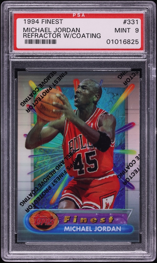 1994 Finest Refractor w/ Coating Michael Jordan #331 PSA 9 MINT