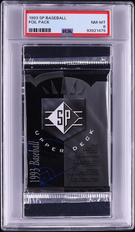 1993 SP Baseball Foil Pack PSA 8 NM-MT