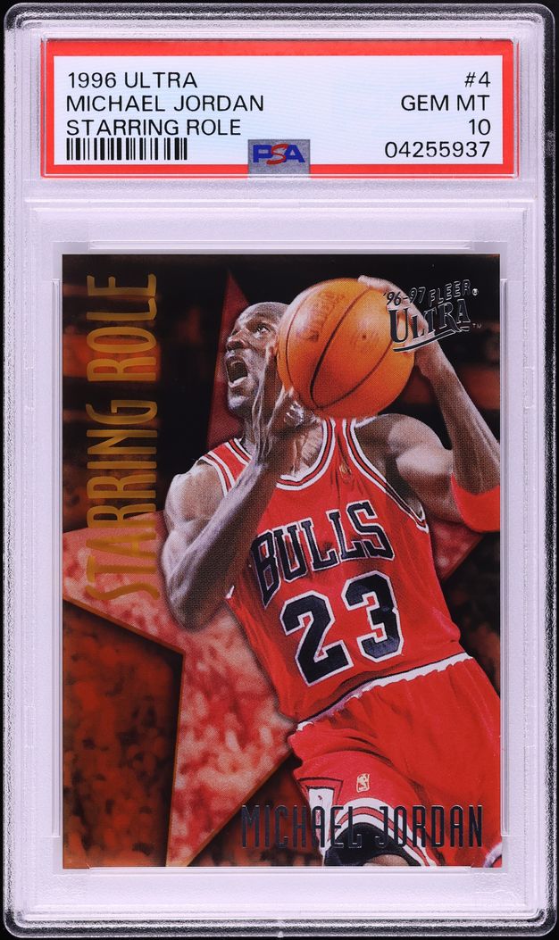 1996 Ultra Starring Role Michael Jordan #4 PSA 10 GEM MINT