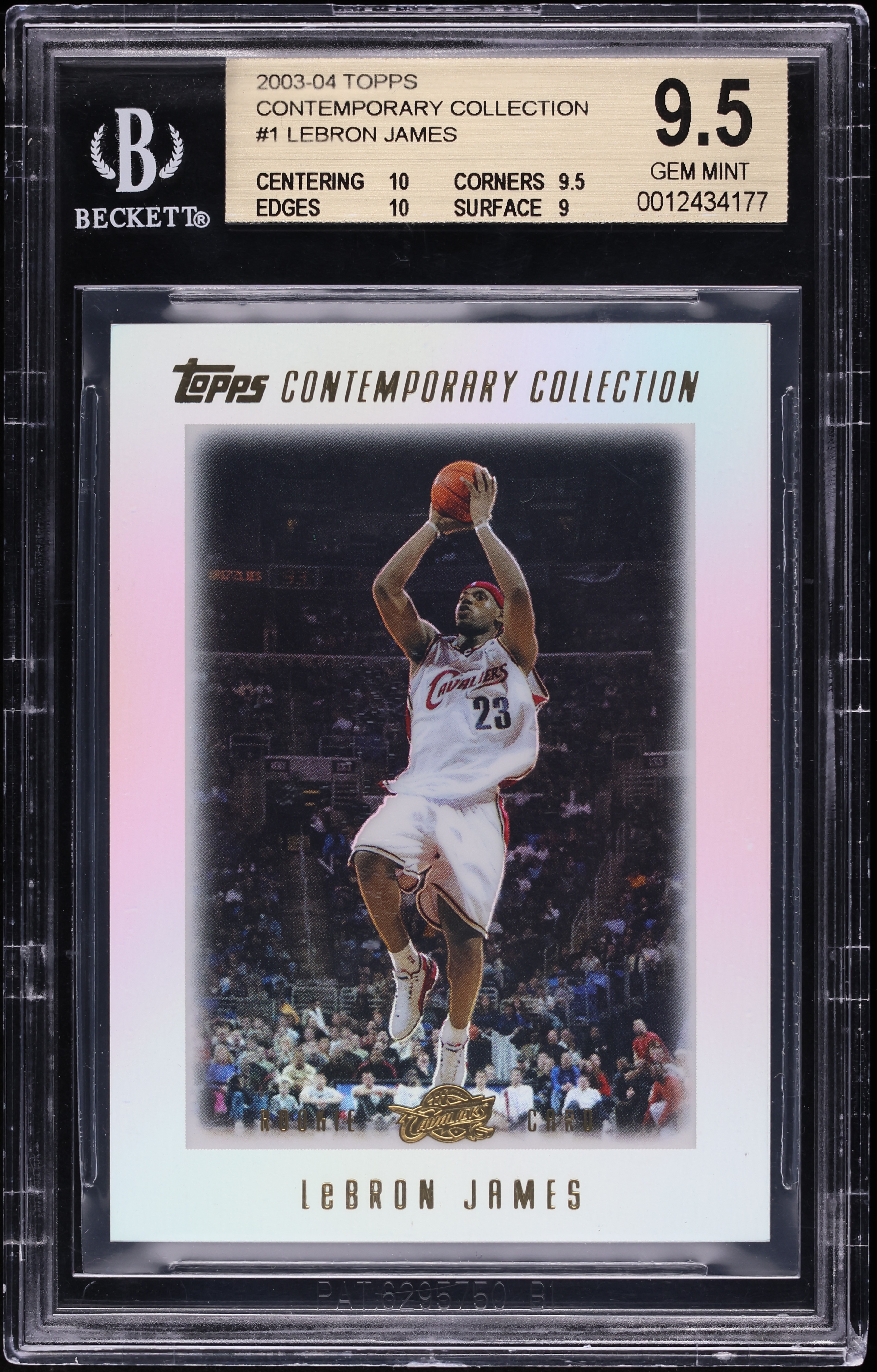 その他 topps contemporary Lebron James RC 2003 Topps Contemporary Collection LeBron James ROOKIE #1