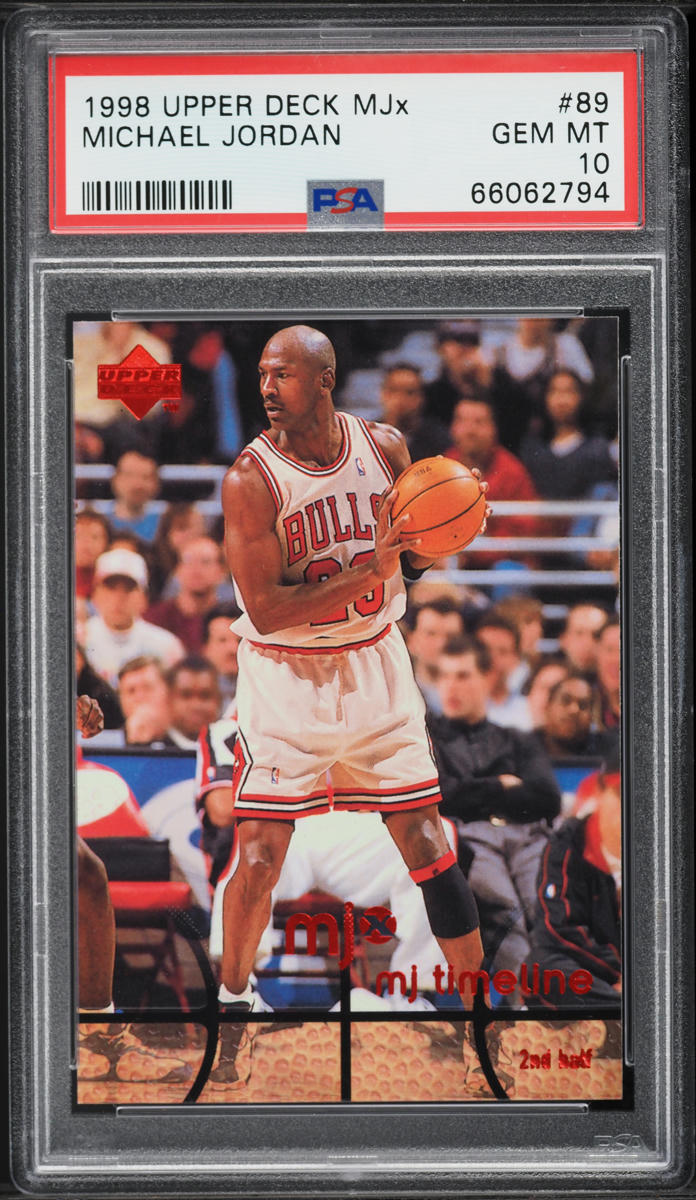 1998 Upper Deck MJx Michael Jordan #89 PSA 10 GEM MINT on Fanatics