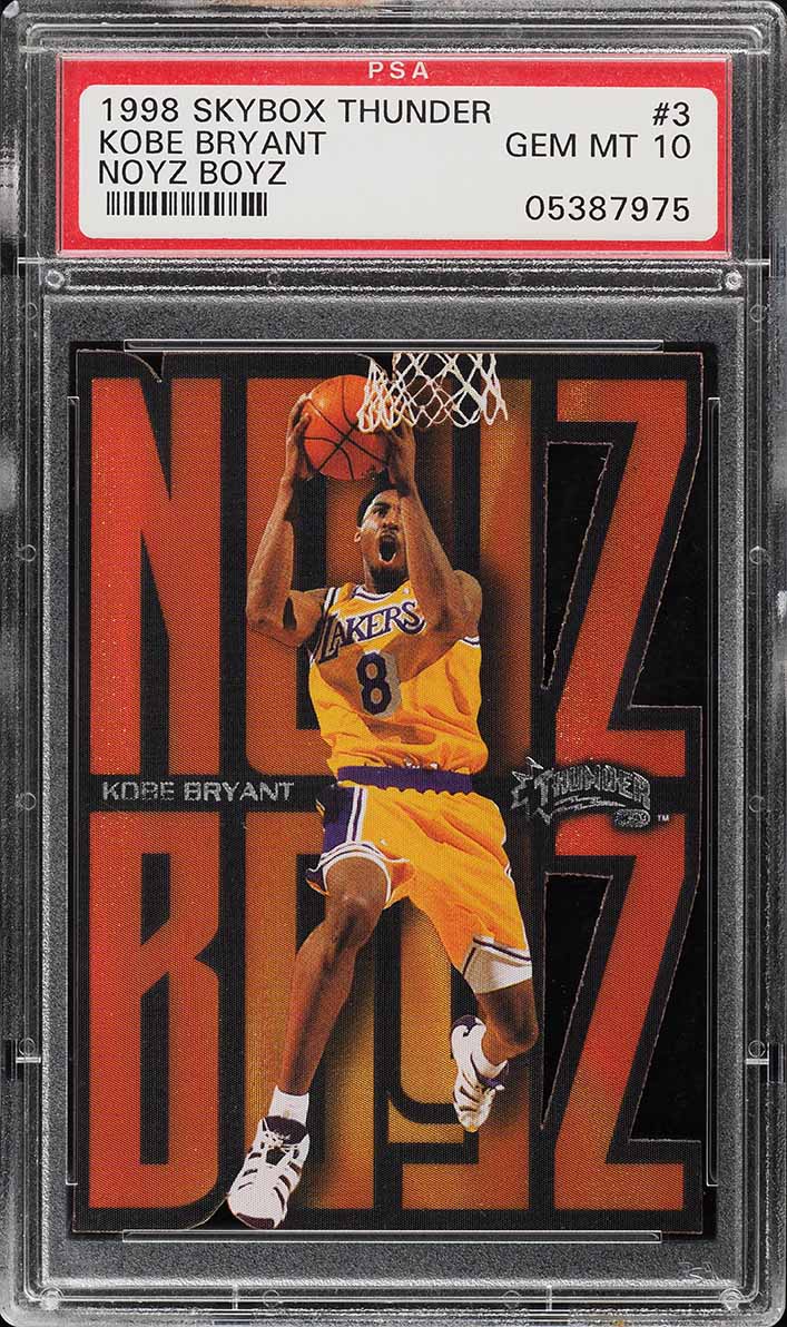 1998 Skybox Thunder Noyz Boyz Kobe Bryant #3 PSA 10 GEM MINT on