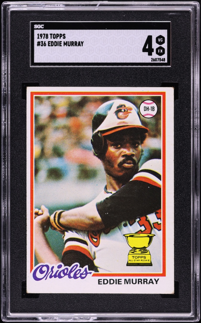 1978 Topps Eddie Murray ROOKIE #36 SGC 4 VGEX