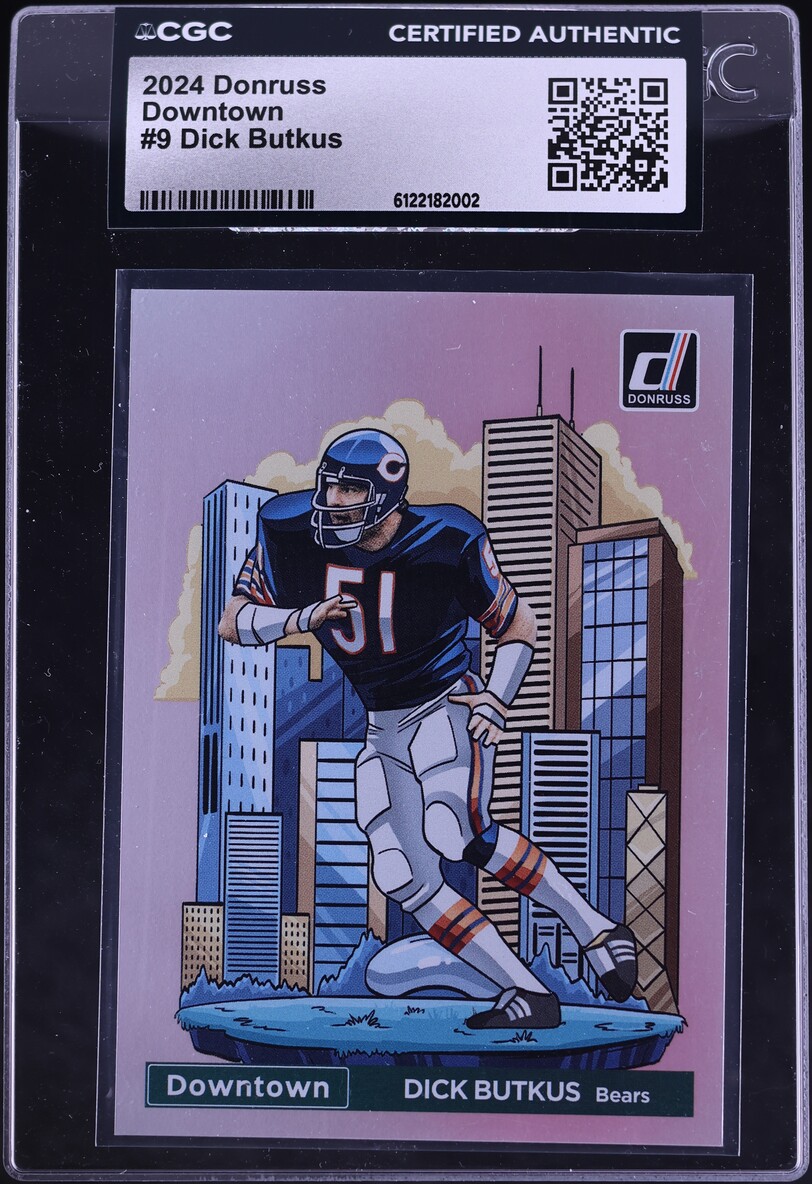 2024 Donruss Downtown Dick Butkus #9 CGC AUTH