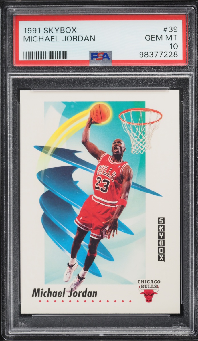 1991 Skybox Basketball Michael Jordan #39 PSA 10 GEM MINT