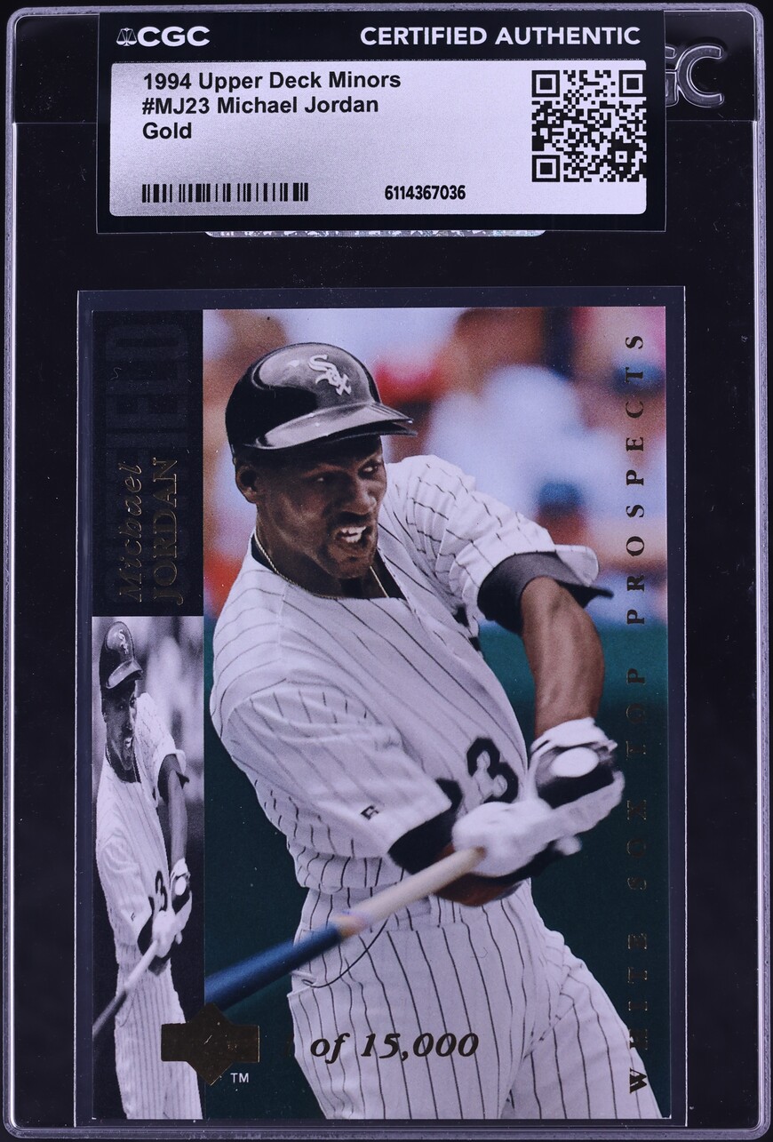 1994 Upper Deck Minors Gold Michael Jordan ROOKIE /15000 #MJ23 CGC AUTH
