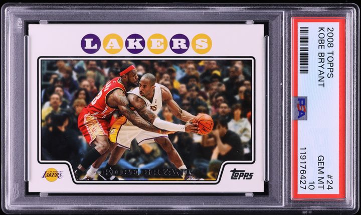 2008 Topps Chrome Kobe Bryant w/ LeBron James #24 PSA 10 GEM MINT