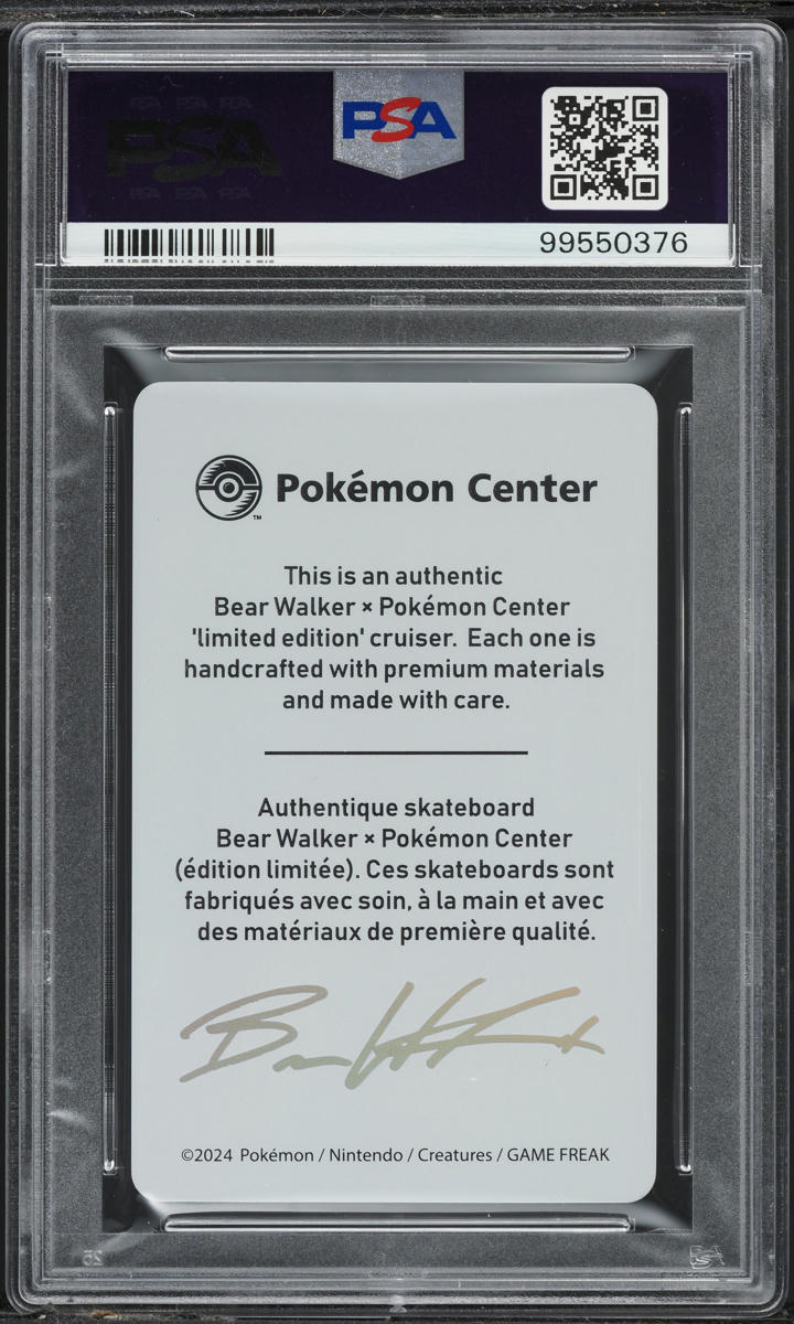 2024 Pokemon Center X Bear Walker World Championships Honolulu Pikachu PSA 10