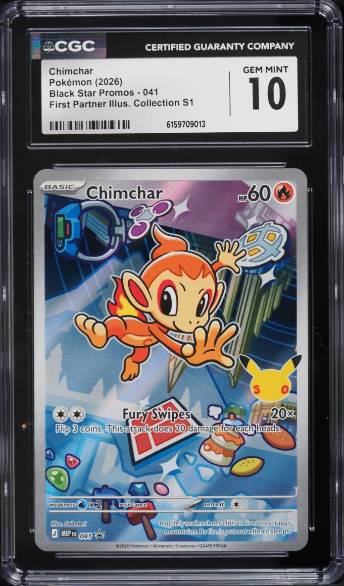 2026 Pokemon Mega Evolution Promo First Partner Illustration S1 Full ...