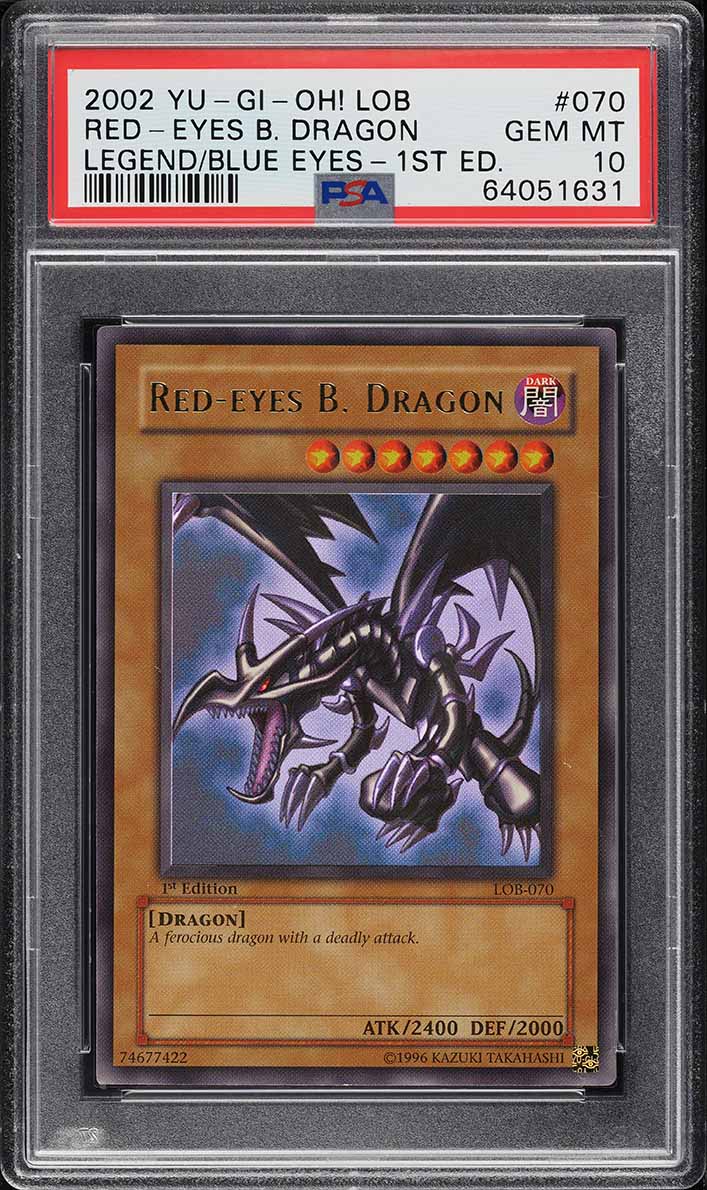 2002 Yu-Gi-Oh! Magic Ruler Serpent Night Dragon #MRL-103 PSA 10